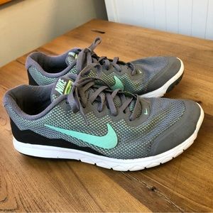 Nike Flex Experience RN 4 Gray and Teal Women's Sneakers